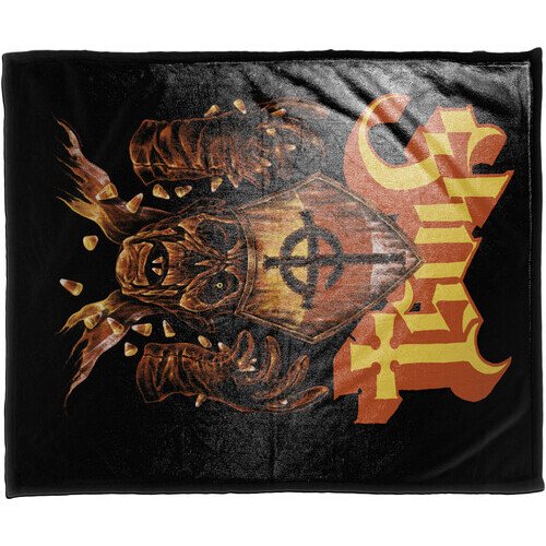 Rocksax - Ghost - Candy Corn - Sherpa Fleece Blanket (60 in x 80 in) Collectibles (Large Item, Blanket)