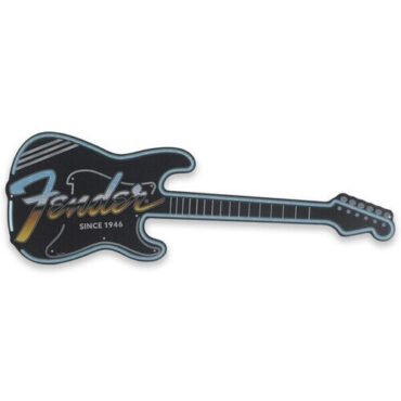 Fender - Metal Sign - Since 1946 Neon Guitar Posters (Large Item, Poster)