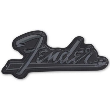 Fender - Metal Sign - Logo Silver Posters (Large Item, Poster)