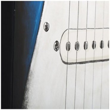 Fender - Canvas Wall Decor - Blue Strat Posters (Large Item, Poster)