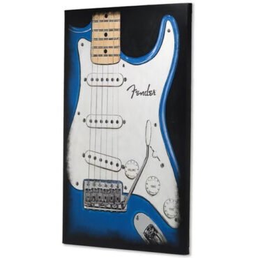 Fender - Canvas Wall Decor - Blue Strat Posters (Large Item, Poster)