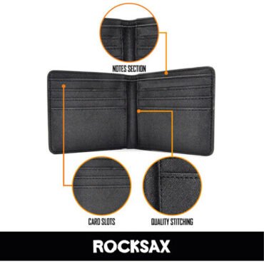 Rocksax - Ghost - Alchemist - Wallet with Coin Pocket (Black) Collectibles (Wallet, Collectible, Black)