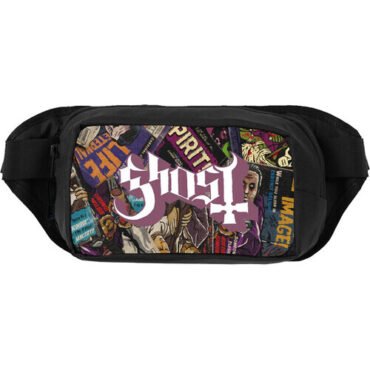 Rocksax - Ghost - Magazines - Shoulder Bag With Stash Pockets (Black) Collectibles (Large Item, Collectible, Black, Tote / Messenger Bag)