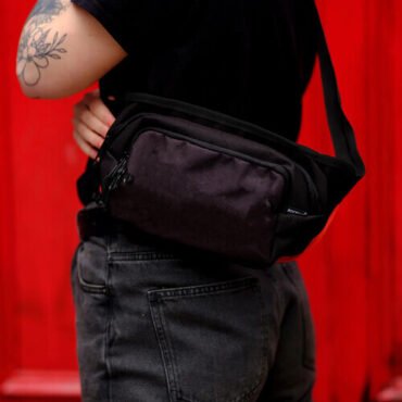 Rocksax - Ghost - Magazines - Shoulder Bag With Stash Pockets (Black) Collectibles (Large Item, Collectible, Black, Tote / Messenger Bag)
