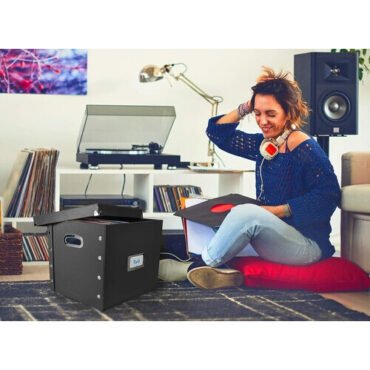 Snap-N-Store - Vinyl Storage Box (12") - Black SNS01790 Vinyl Accessories (Large Item)