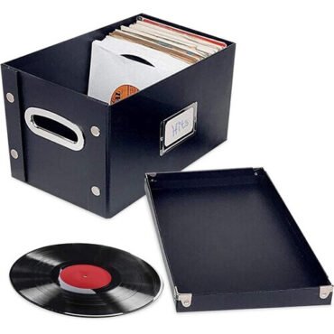 Snap-N-Store - 45 RPM Vinyl Storage Box - Black SNS02079 Vinyl Accessories (Large Item)