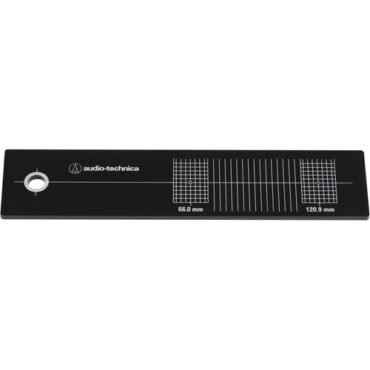Audio Technica AT-CAP1 Cartridge Alignment Protractor (Black) Vinyl Accessories