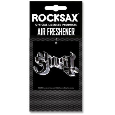 Rocksax - Ghost - Chrome Logo - Air Freshener (Vanilla) Collectibles