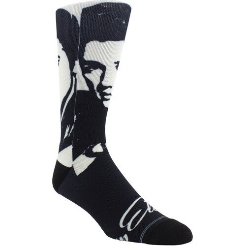 Perri's - Elvis Presley - 50's Dye Sublimation - Crew Socks Apparel (Large Item, Socks)