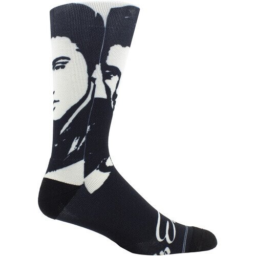 Perri's - Elvis Presley - 50's Dye Sublimation - Crew Socks Apparel (Large Item, Socks)