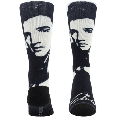 Perri's - Elvis Presley - 50's Dye Sublimation - Crew Socks Apparel (Large Item, Socks)