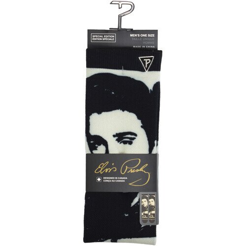Perri's - Elvis Presley - 50's Dye Sublimation - Crew Socks Apparel (Large Item, Socks)