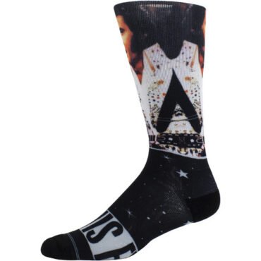 Perri's - Elvis Presley - 70's Dye Sublimation - Crew Socks Apparel (Large Item, Socks)