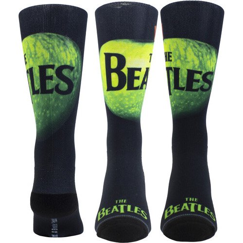 Perri's - Beatles - Green Apples Dye Sublimation - Crew Socks Apparel (Large Item, Socks)