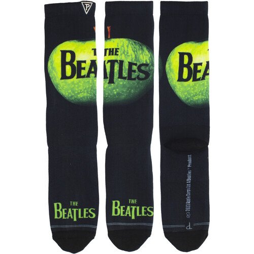 Perri's - Beatles - Green Apples Dye Sublimation - Crew Socks Apparel (Large Item, Socks)