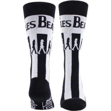 Perri's - Beatles - Abbey Road Crossing - Crew Socks Apparel (Large Item, Socks)