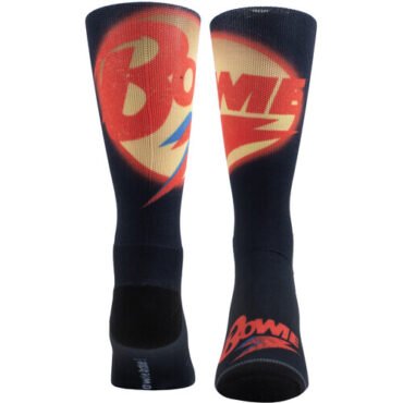 Perri's - David Bowie - Aladdin Sane Flash Dye Sublimation - Crew Socks Apparel (Large Item, Socks)