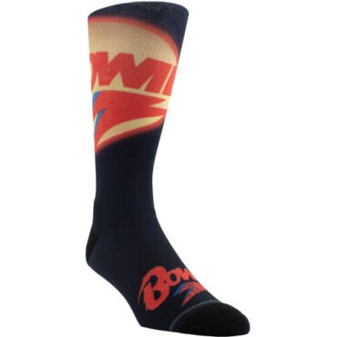Perri's - David Bowie - Aladdin Sane Flash Dye Sublimation - Crew Socks Apparel (Large Item, Socks)