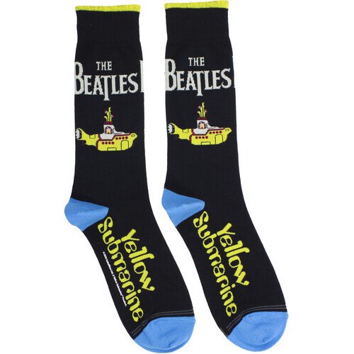 Perri's - Beatles - Yellow Submarine - Crew Socks Apparel (Large Item, Socks)