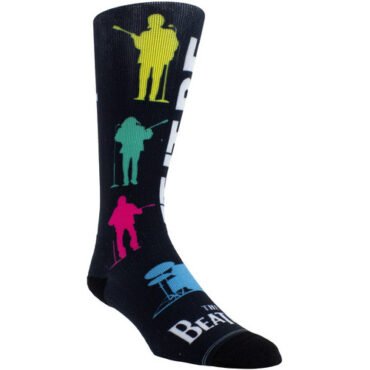 Perri's - Beatles - Let it Be Dye Sublimation - Crew Socks Apparel (Large Item, Socks)