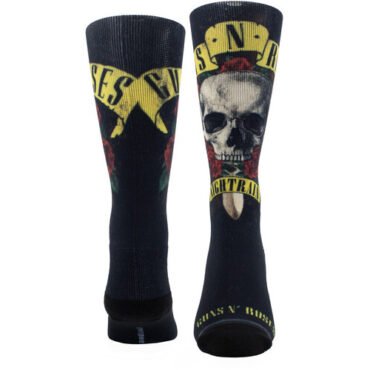 Perri's - Guns N' Roses - Night Train Dye Sublimation - Crew Socks Apparel (Large Item, Socks)