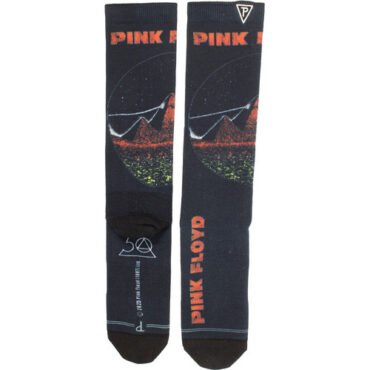 Perri's - Pink Floyd - Dark Side of the Moon 50 Years Dye Sublimation - Crew Socks Apparel (Large Item, Socks)