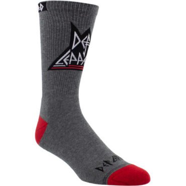 Perri's - Def Leppard - Triangle Logo - Crew Socks Apparel (Large Item, Socks)