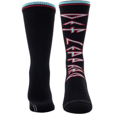 Perri's - Def Leppard - Sharp Text Logo - Crew Socks Apparel (Large Item, Socks)