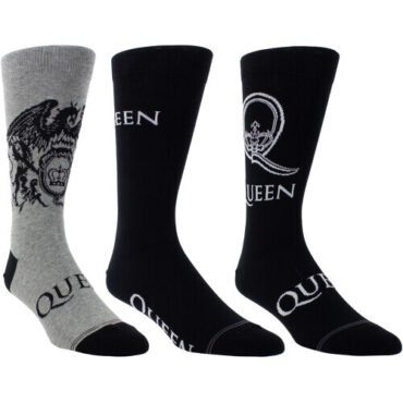 Perri's - Queen - Crew Socks (Assorted Styles 3 Pack Gift Box) Apparel (Large Item, Socks, Gift Set, 3 Pack)