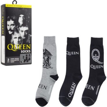 Perri's - Queen - Crew Socks (Assorted Styles 3 Pack Gift Box) Apparel (Large Item, Socks, Gift Set, 3 Pack)