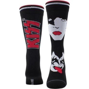 Perri's - Kiss - Sketch - Crew Socks Apparel (Large Item, Socks)