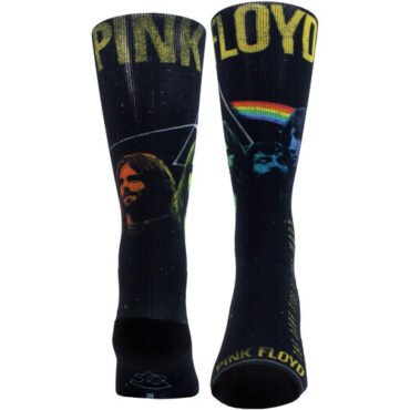 Perri's - Pink Floyd - 50th Anniversary Dye Sublimation - Crew Socks Apparel (Socks)