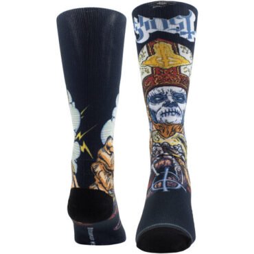 Perri's - Ghost - Prequelle Papa Dye Sublimation - Crew Socks Apparel (Large Item, Socks)