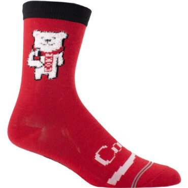 Perri's - Coke - Bear - Fuzzy Women's Crew Socks Apparel (Socks)