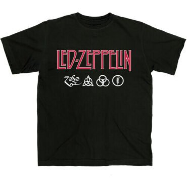 Led Zeppelin - Zosa - T-Shirt - Large (Black) Apparel (Large Item, Size Large, Black, Adult Shirt)