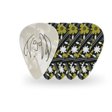 Beatles John Lennon Rooftop Guitar Picks Medium Gauge (.70mm) 10-Pack Musical Instrument