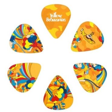 Beatles Yellow Submarine 55th Anniversary Guitar Picks Primrose Prairie Medium Gauge (.70mm) 15-Pack Musical Instrument