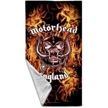 Rocksax - Motorhead - England Fire - Beach Towel (32 in x 63 in) Collectibles (Large Item)