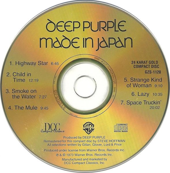 Deep Purple – Made In Japan Used Vinyl Record (CD, Mint (M