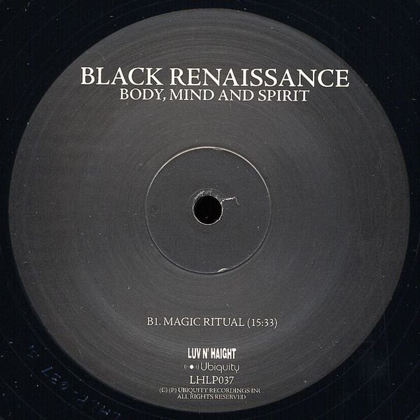 Black Renaissance – Body, Mind And Spirit Used Vinyl Record (LP
