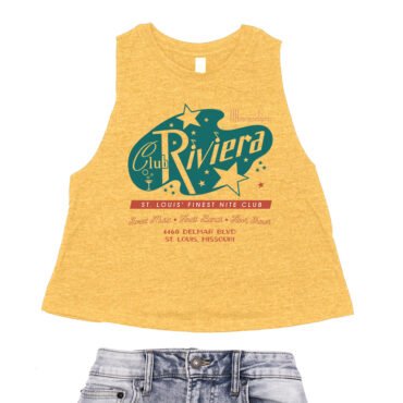 Club Riviera Saint Louis Racerback Crop Top - Women's
