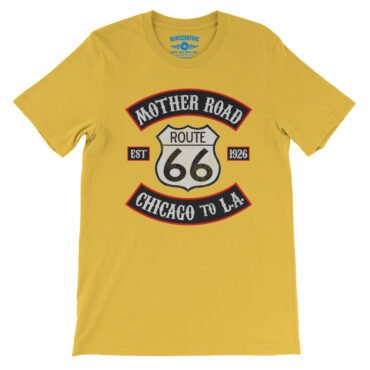 Route 66 Mother Road T-Shirt - Lightweight Vintage Style