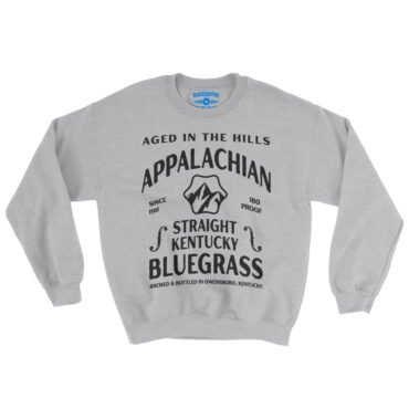 Straight Kentucky Bluegrass Moonshine Crewneck Sweatshirt