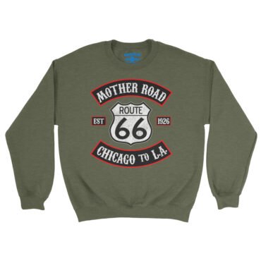 Route 66 Mother Road Crewneck Sweatshirt