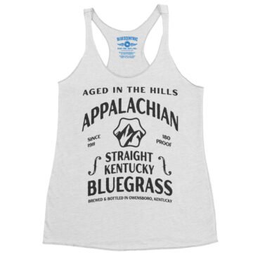 Straight Kentucky Bluegrass Moonshine Racerback Tank - Women's