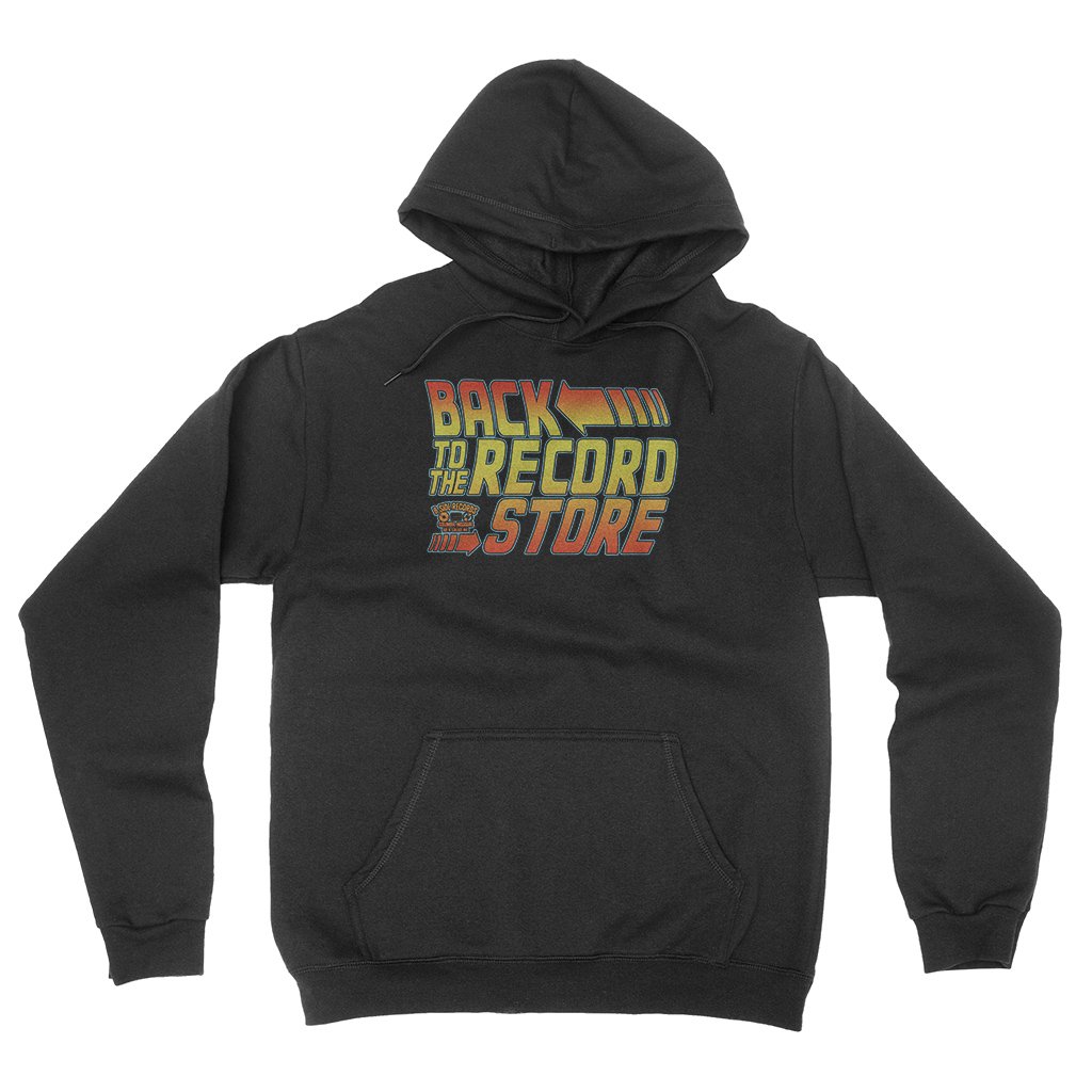 BACK to the Record Store Hooded Pullover Jacket