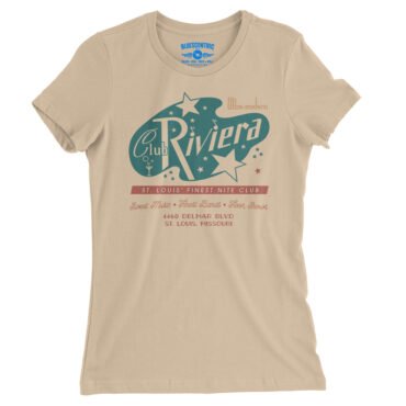 Club Riviera Saint Louis Ladies T-Shirt - Relaxed Fit - Sand Dune, S