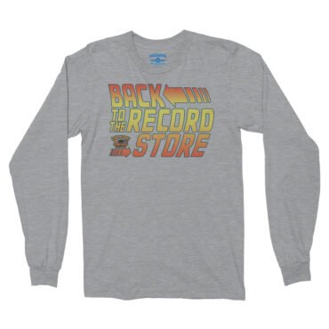 BACK to the Record Store Long Sleeve T-Shirt - Sport Grey, S