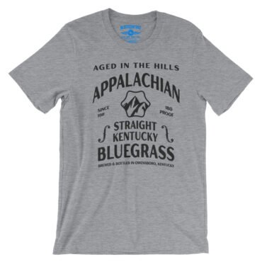 Straight Kentucky Bluegrass Moonshine T-Shirt - Lightweight Vintage Style