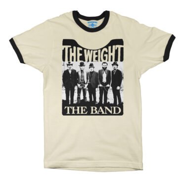 The Band The Weight Ringer T-Shirt - Natural Black, XS